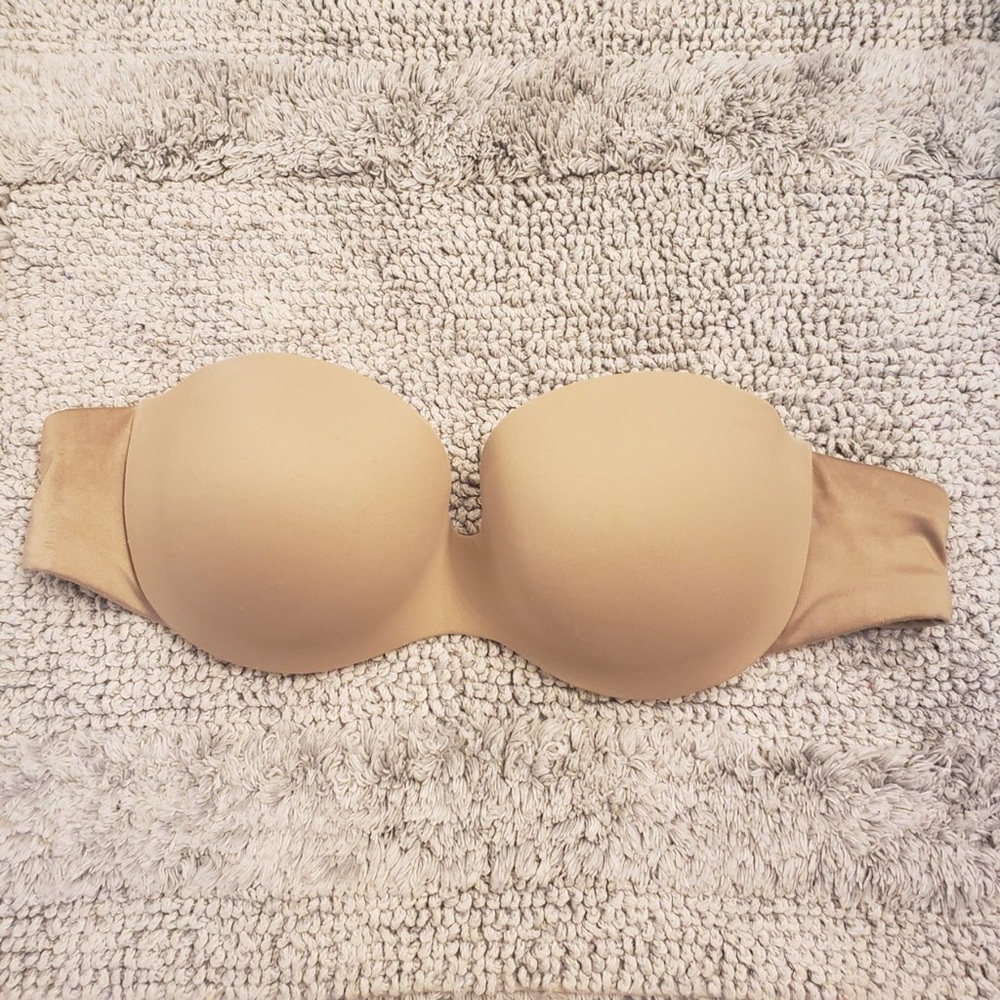 Warner's Nude Strapless Bra